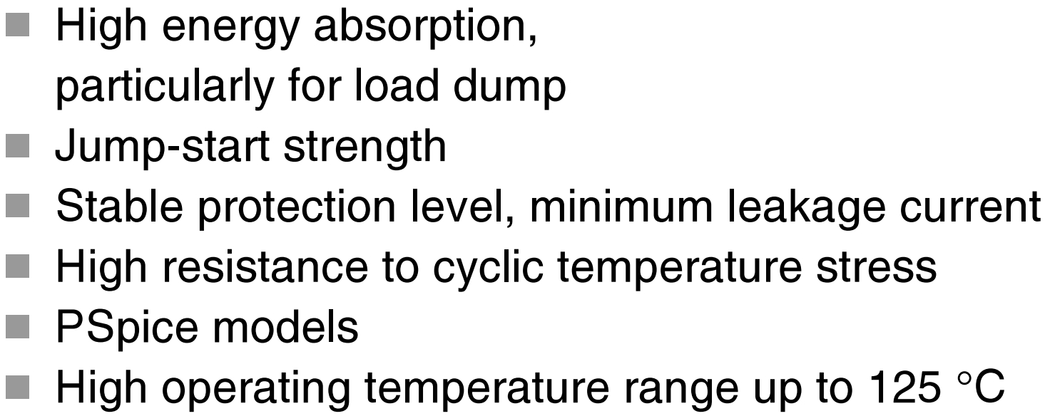 וריסטורים לאלקטרוניקה EPCOS DISC AUTOMOTIVE SERIES
